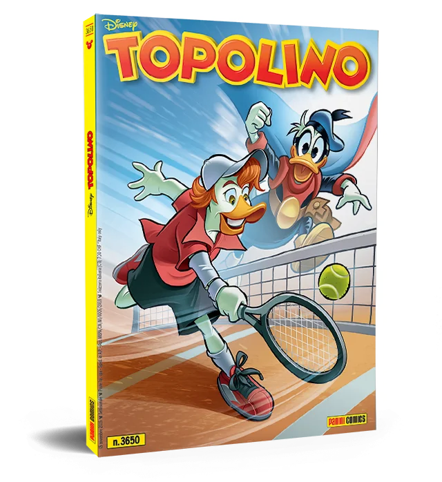 Topolino libretto 3650 Copertina Speciale Cover dedicata a Jannik Sinner Edicola