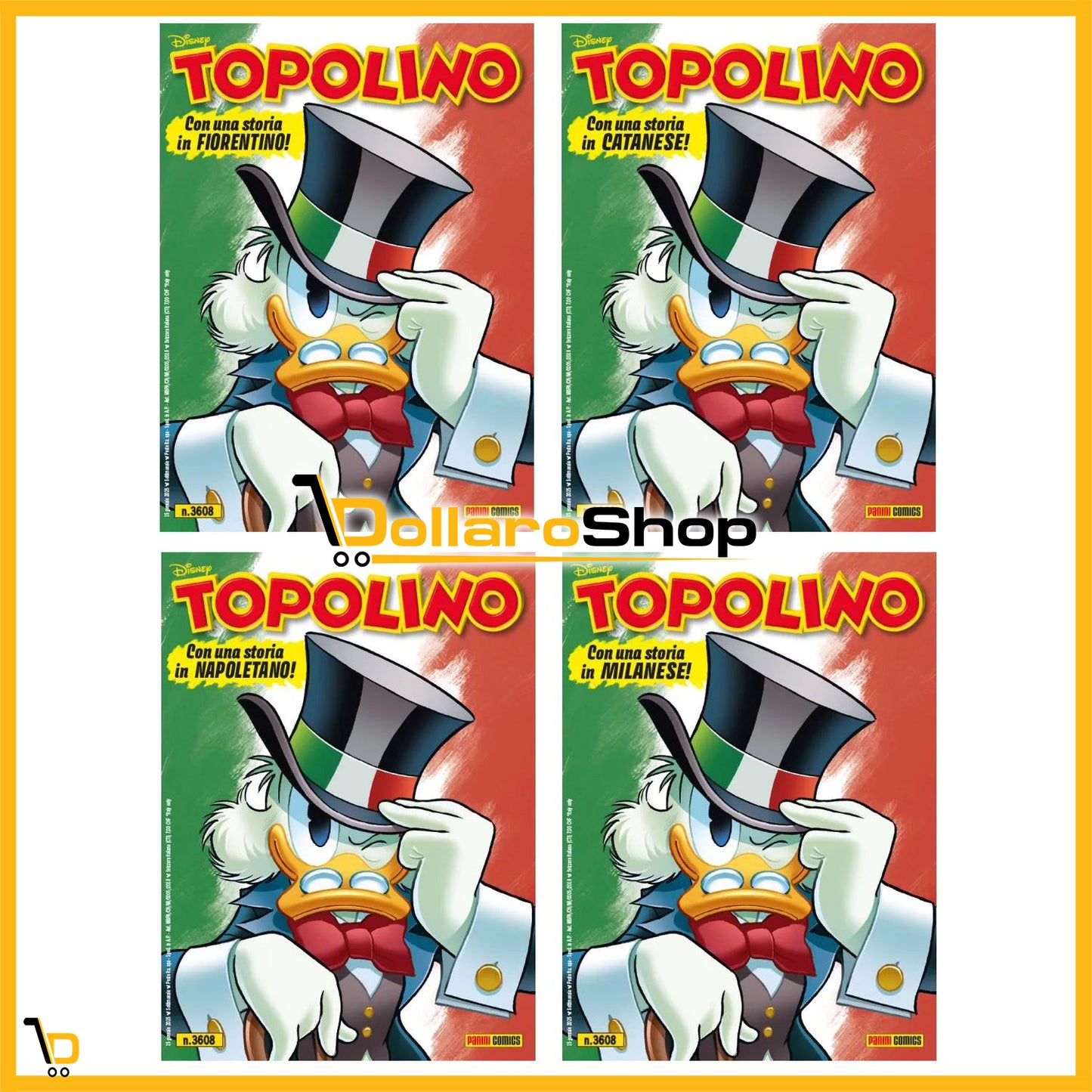 π’ Fumetto di TOPOLINO Variant in Dialetto n. 3608 ( Scegli il tuo... )