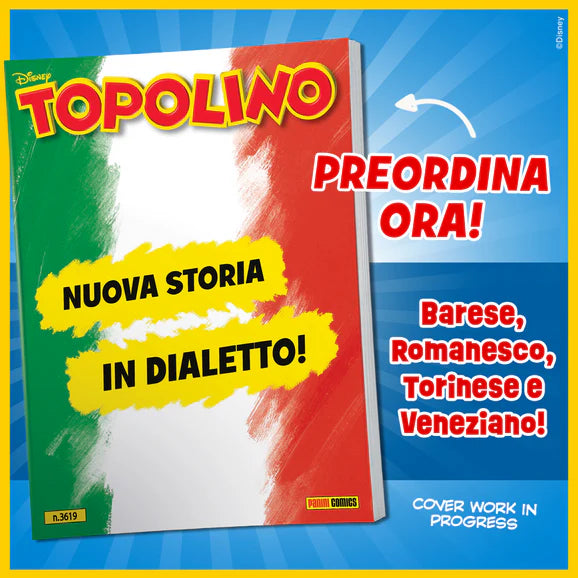 Fumetto di TOPOLINO in Dialetto n. 3619 - 4 nuove storie in Dialetto