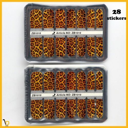 Kit stickers nail art ricostruzione unghie finte decorazione vari mani piedi