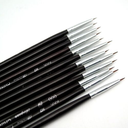 Kit Pennelli per ricostruzione unghie finte nail art estetista