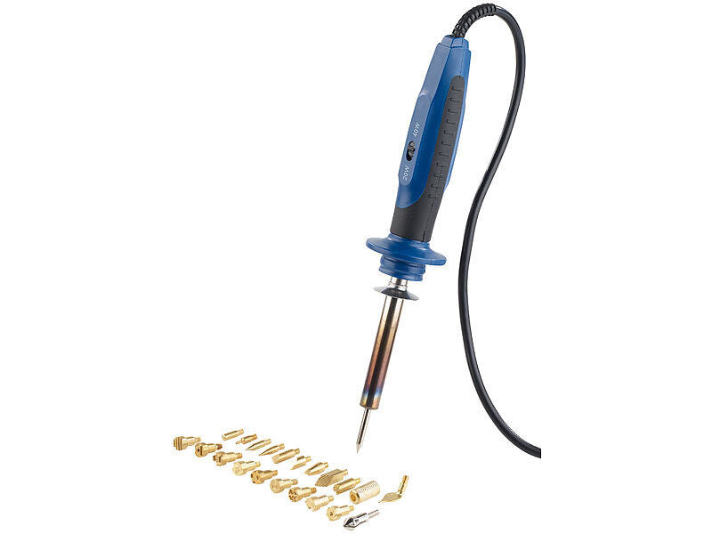 Kit Pirografo professionale per decorare il legno la Pelle sughero con set punte