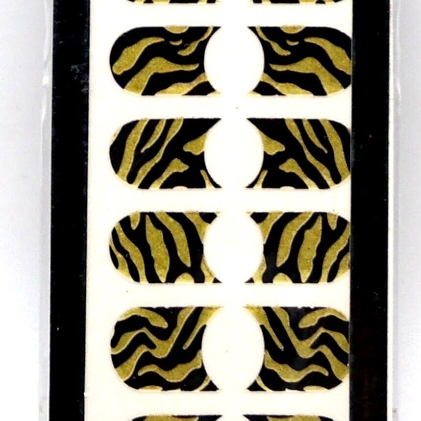 kit 3 confezione Patch Stickers Decorazione Nail ART Unghie Ricostruzione Tigre