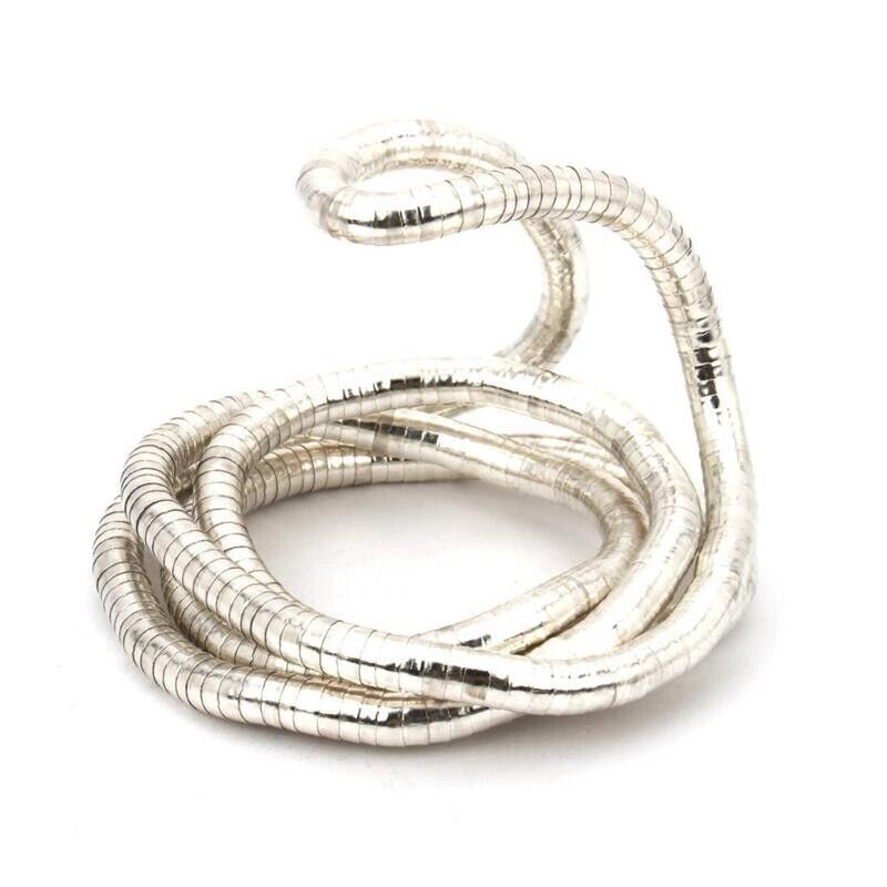 Collana Flessibile Modellabile SNAKE DONNA KEOSS lunga silver 90cm