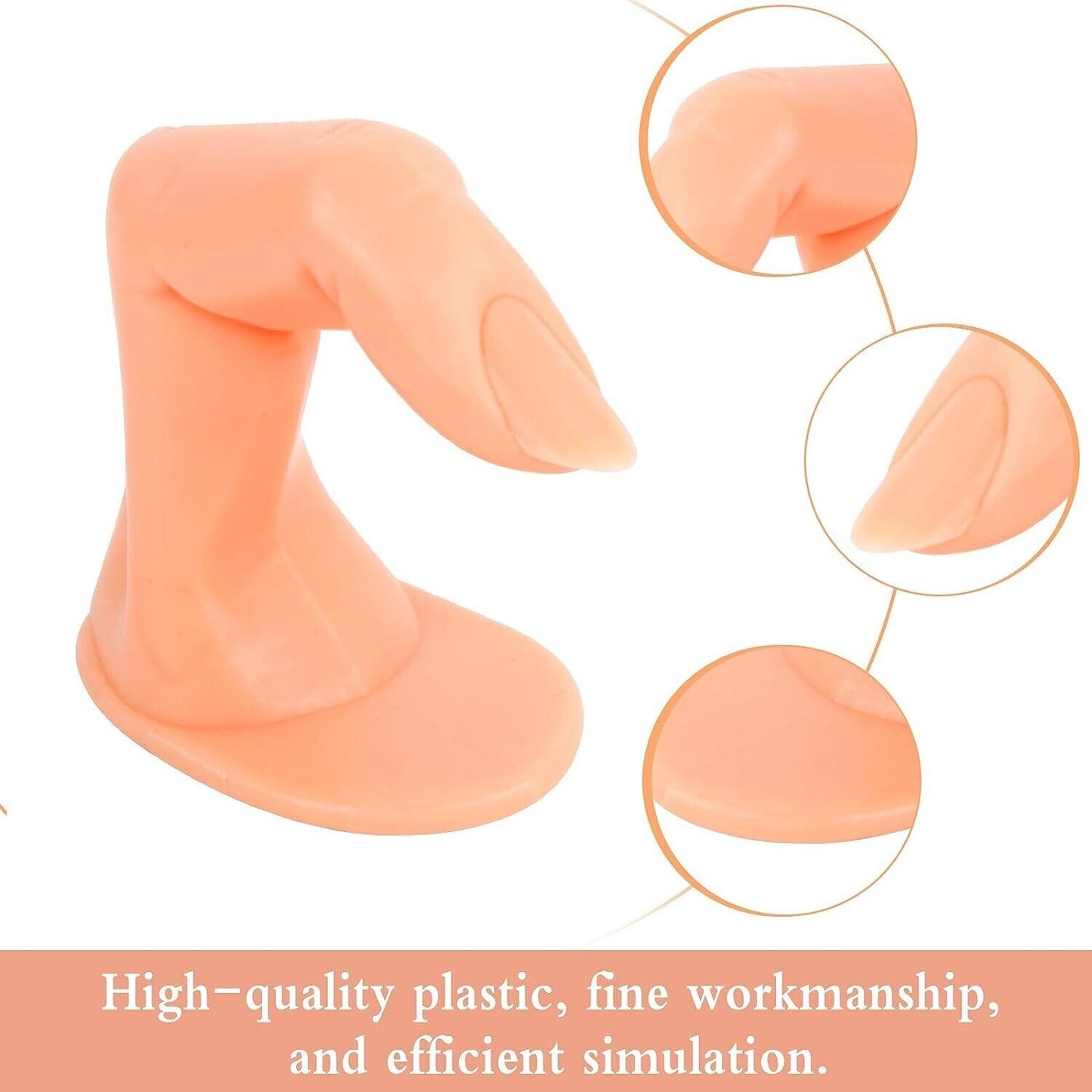 kit 30 dito finto per pratica ricostruzione unghie finte nail art con adesivo