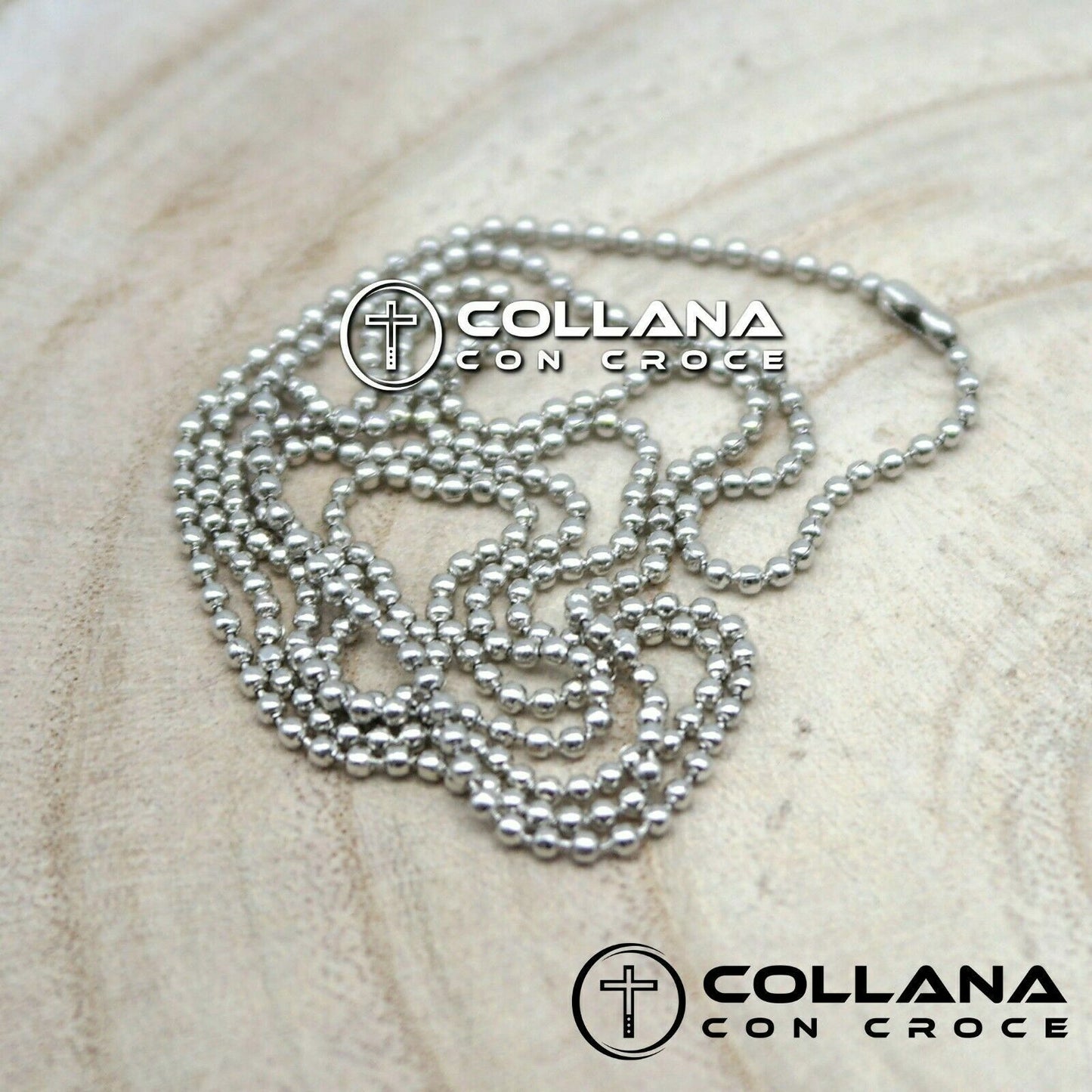 Collana con pendente Ciondolo a Croce con le Ali con Punto Luce e scritta Kiss