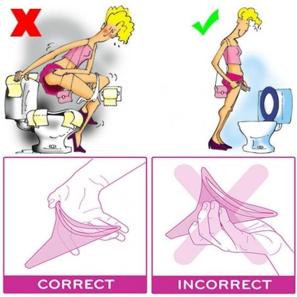 Orinatoio portatile donna imbuto in silicone dispositivo viaggio campeggio pipi