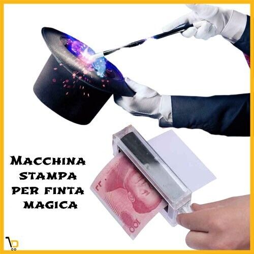 Gioco di MAGIA Macchina stampa Soldi trucco Illusionismo Giochi e Prestigio