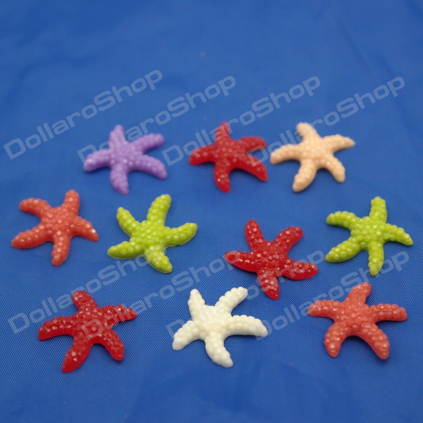 10 mini Stelle marine per Decorazione Acquario in Resina Pesci acqua Ornamento