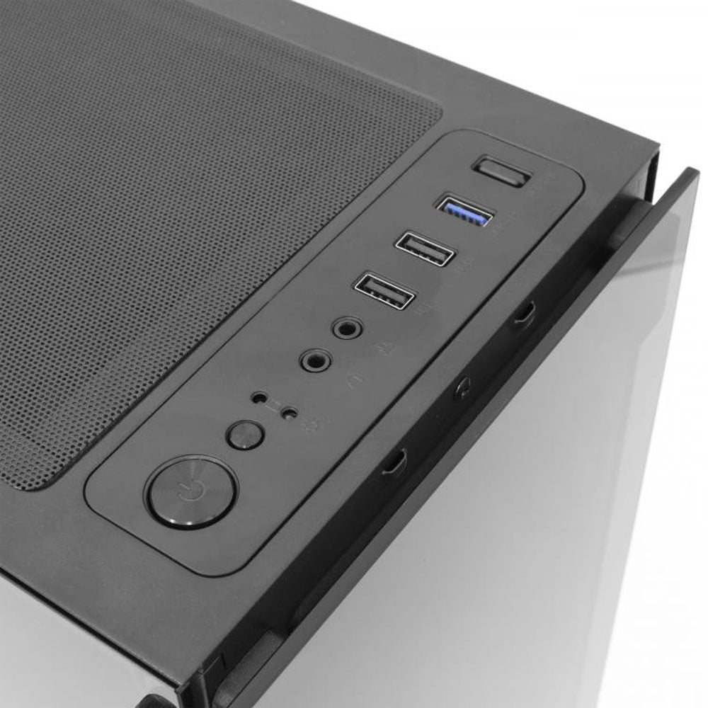 Case Gaming con pannello laterale e frontale trasparenti