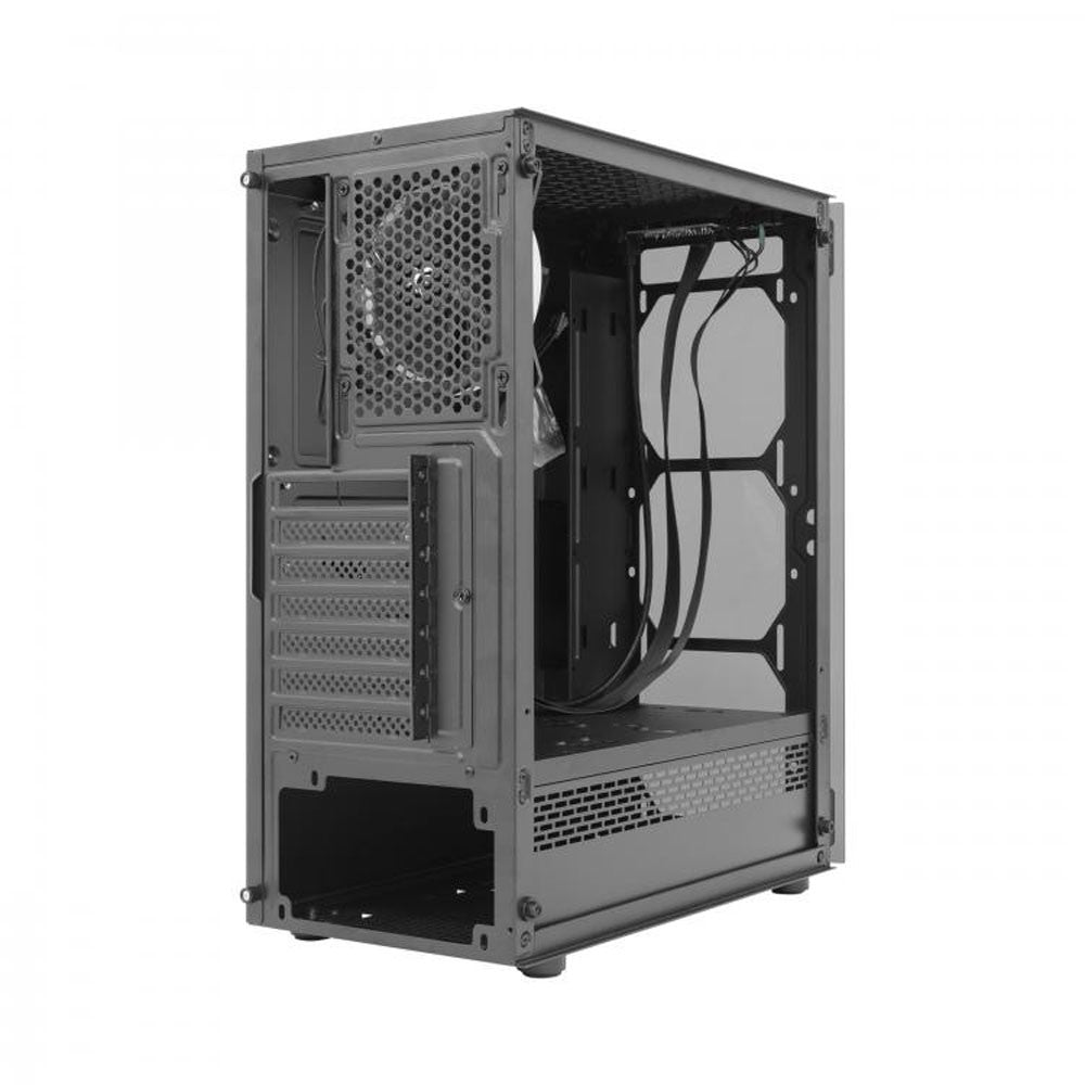 Case Gaming con pannello laterale e frontale trasparenti