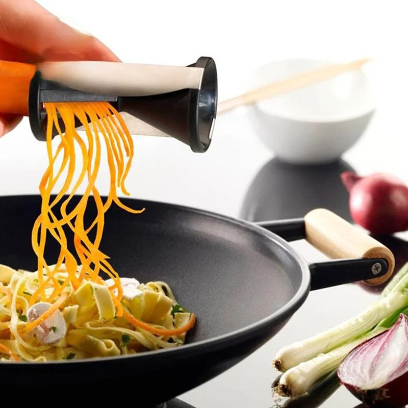 Affetta e Taglia a forma di Spirale carote piatti cucina decorazione chef
