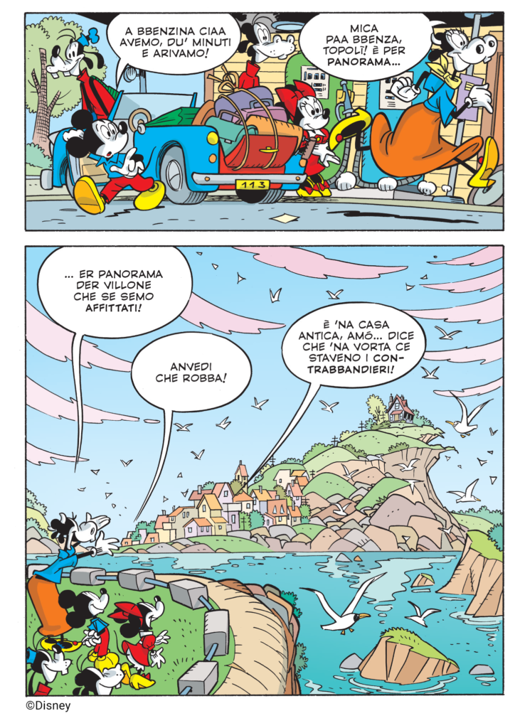 Fumetto di TOPOLINO in Dialetto n. 3619 - 4 nuove storie in Dialetto