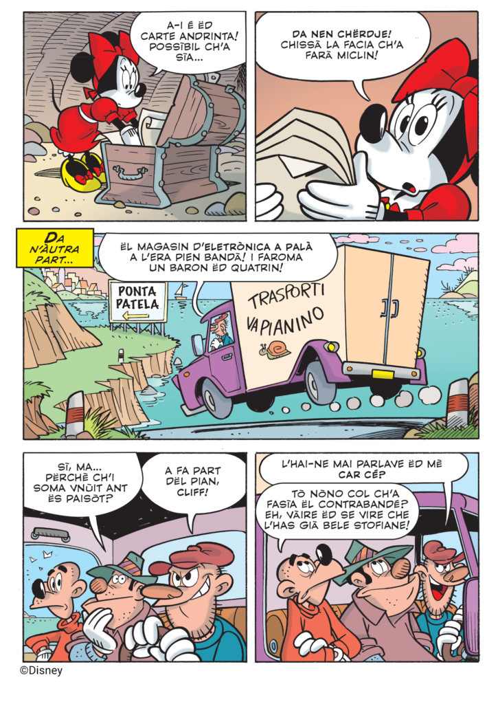 Fumetto di TOPOLINO in Dialetto n. 3619 - 4 nuove storie in Dialetto