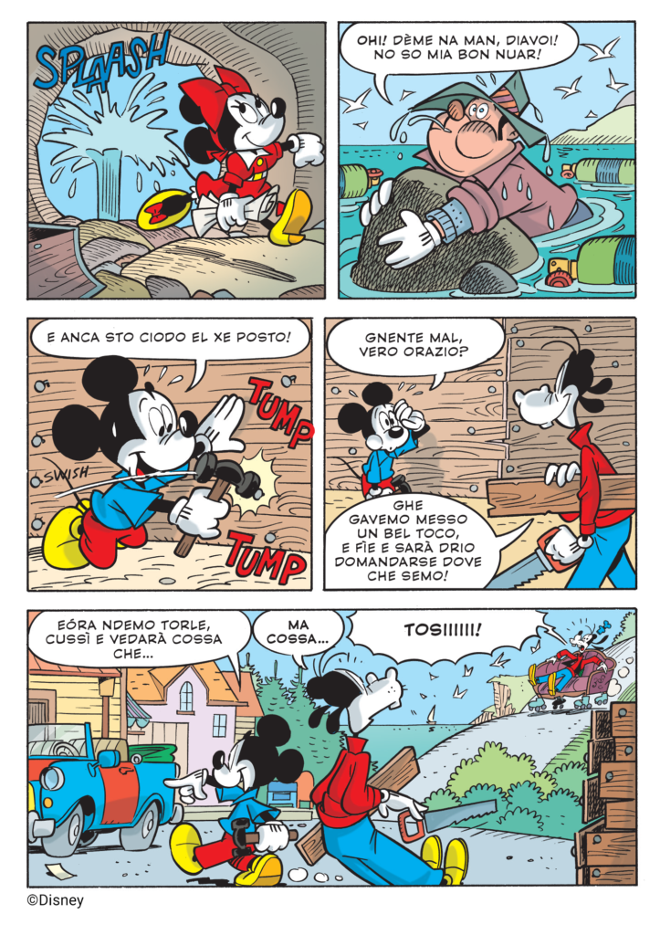 Fumetto di TOPOLINO in Dialetto n. 3619 - 4 nuove storie in Dialetto