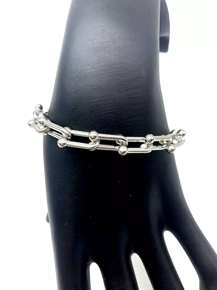 Bracciale da donna a Catena in provetta di Vetro regolabile