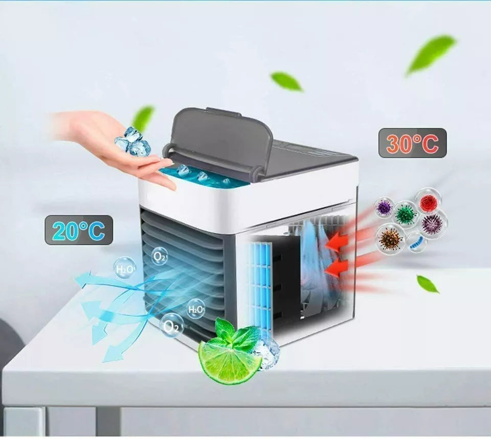 Mini Condizionatore portatile Deumidificatore usb ventilatore 3 in 1