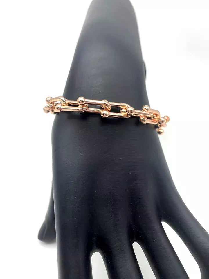Bracciale da donna a Catena in provetta di Vetro regolabile