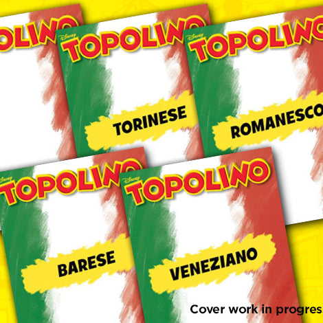 Fumetto di TOPOLINO in Dialetto n. 3619 - 4 nuove storie in Dialetto
