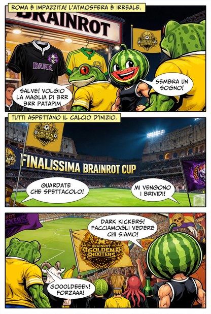 The Brainrots presenta "BRAINROT CUP" [Edizione Completa + extra] (Formato Maxi)