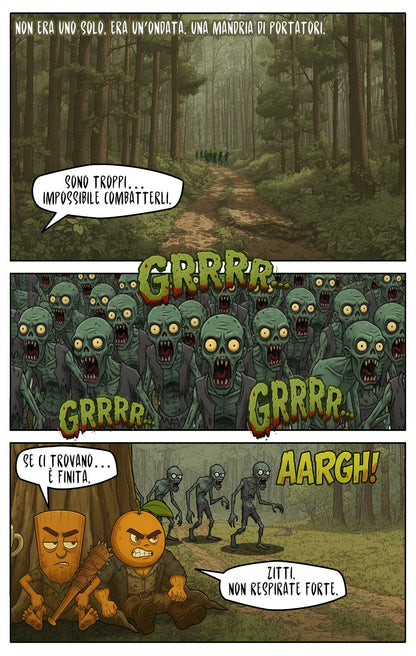 CAPPUCCINO E L'EPIDEMIA INFINITA - THE BRAINROTS COMICS BOOK : Speciale Halloween 2025: Una Storia completa in Italiano