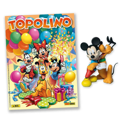 TOPOLINO 3641 da Collezione con Statua Topolino e Pluto (95° anno)