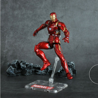 Statua Action figure Ironman con box Avengers CivilWar 18 cm Civil War Iron man