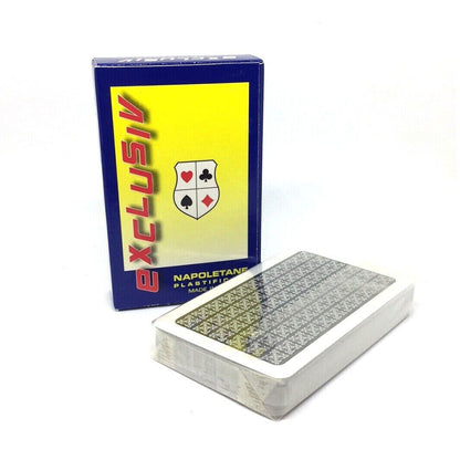 2 Mazzo Carte da GIOCO NAPOLETANE EXCLUSIV - Cartoncino DUPLEX 305 gr/mq