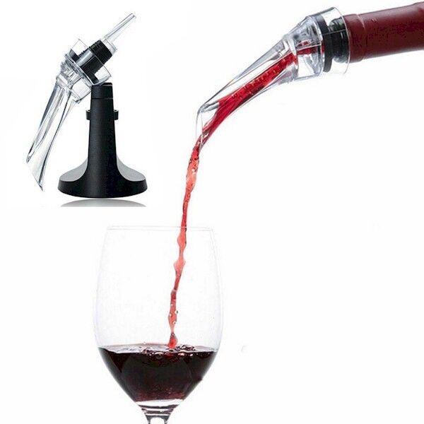 Decantatore per Vino Aeratore Sommelier con base decanter versa aereazione WINE