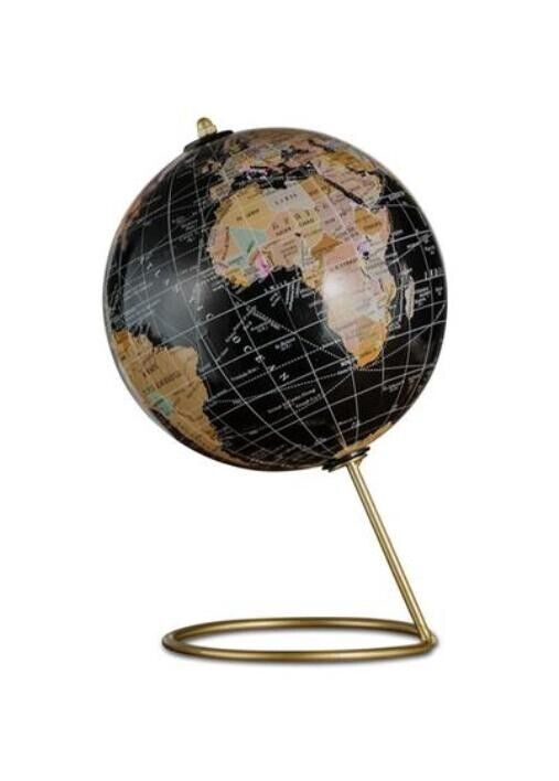 Mappamondo decorazione con supporto casa idea regalo elegante 22 cm