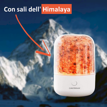 Diffusore di oli essenziali umidificatore ultrasuoni sale Himalaya aromi usb per