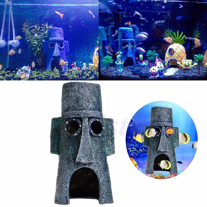 Ornamento per Acquario Decorazione Casa Casetta cartone Spongebob pesci pesce