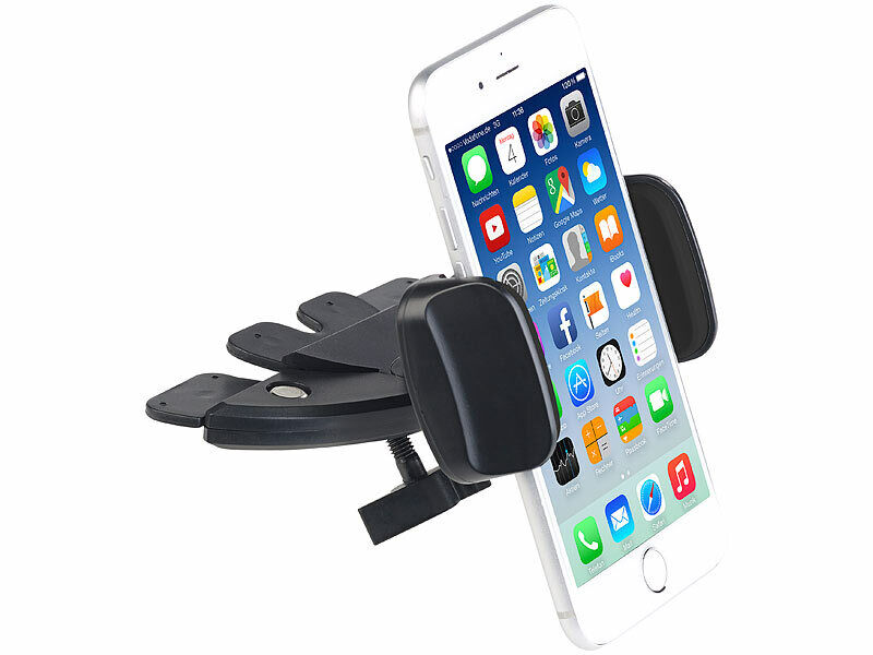 Supporto per Smartphone Universale Auto lettore CD porta cellulare iphone 6-9 cm