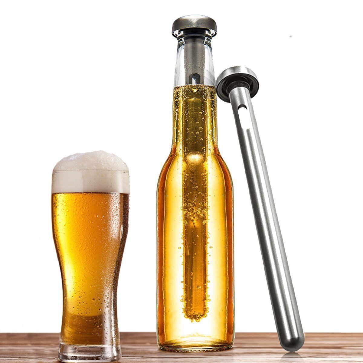 Refrigeratore Stick di raffreddamento per Bottiglia Birra asta in acciaio fredda