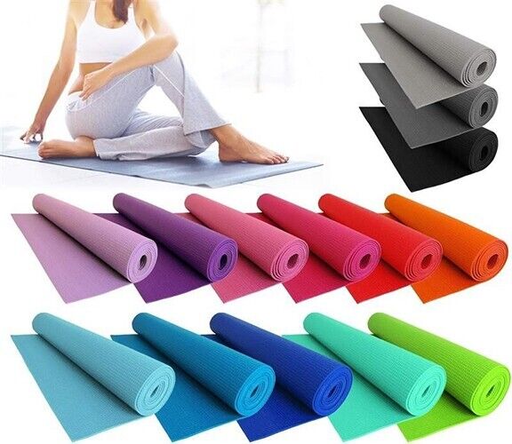 Tappeto FITNESS Blu Antiscivolo Aerobica Ginnastica YOGA Pilates 60x180 GYM BLU