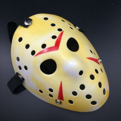 Maschera in Plastica JASON Venerdi 13 Adulto Costume HORROR Halloween Carnevale