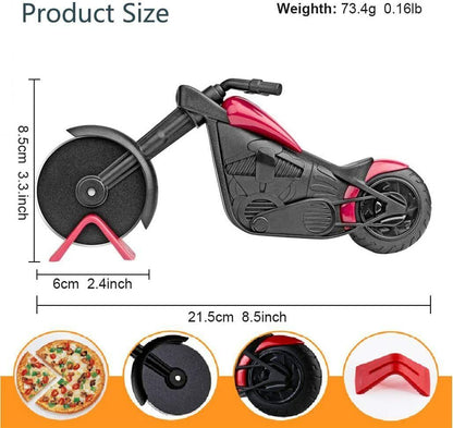 Taglia Pizza rotella forma di MOTO Taglierino Pizze Pizzeria lama 6 cm