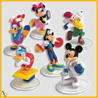 Uscita 1 2 3 Collezione Speciale di Topolino Sport Statua Paperino Minnie Pippo