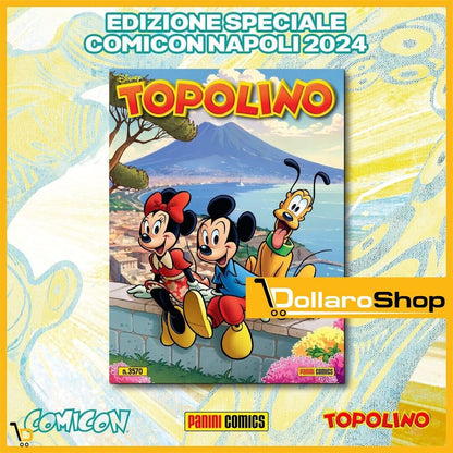 Fumetto TOPOLINO libretto n. 3570 da Collezione Variant Comicon Napoli 2024 Raro