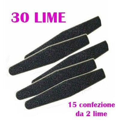 Set 30 lime forma ROMBO Ricostruzione Unghie Nail art lima Nails Unghia limatura