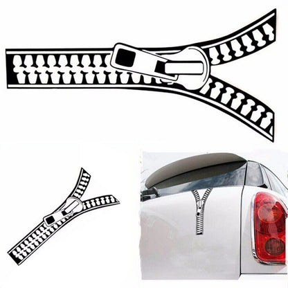 Adesivo esterno AUTO MOTO Stickers Sticker Cerniera ZIPPER CAR WRAP TUNING