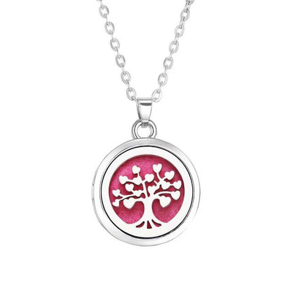 Collana donna Lunga Pendente albero vita farfalla gatto ali angelo fiore cuore