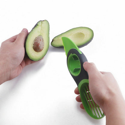 Cutter 3in1 per Avocado Affettatrice Divide Taglia affetta Snocciola Nocciolo