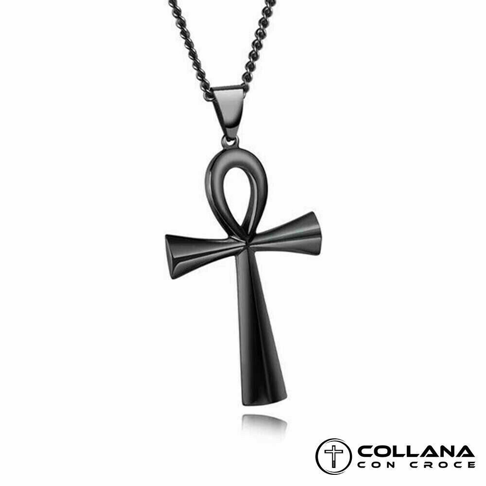 Collana con croce della vita Egiziana di ANKH Egizia Vintage 3d