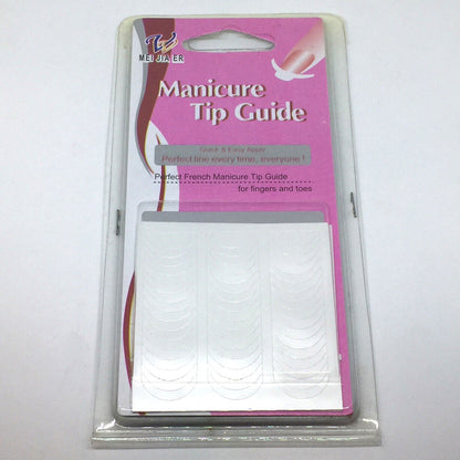 Kit 2 blister Adesivi Guida Tips per Unghie nail art manicure french