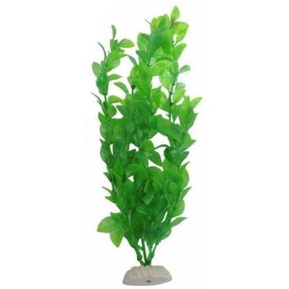 Pianta finta per Acquario Piantina Decorazione Artificiale decori Verde 27 cm