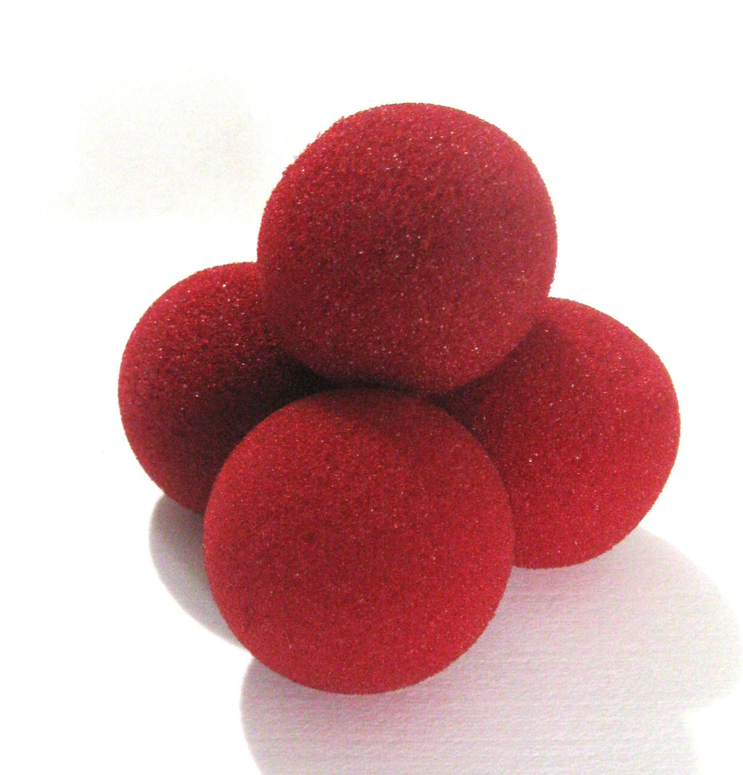 Gioco di MAGIA 4 Palline Rosse Soft per Trucco Illusionismo Giochi di prestigio