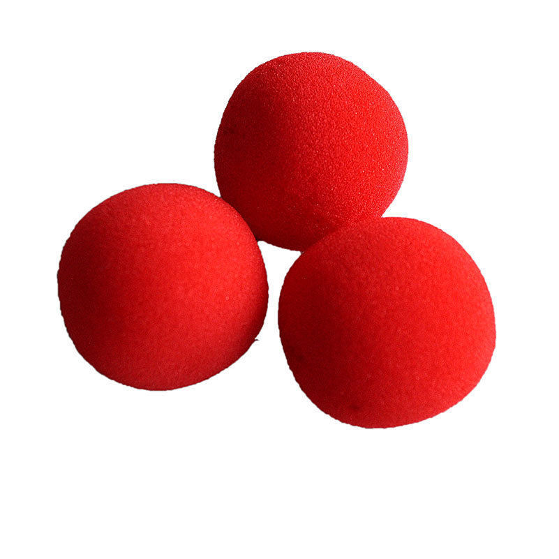 Gioco di MAGIA 4 Palline Rosse Soft per Trucco Illusionismo Giochi di prestigio