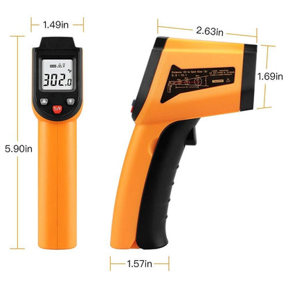 Termometro a infrarossi laser digitale misuratore pistola temperatura termica pe