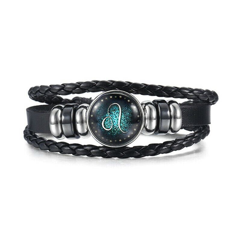 Braccialetto ecopelle con segno zodiacale bracciale zodiaco i zodiacali Oroscopo